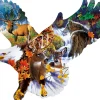 Sunsout - 97278 - Forest Eagle (Jerry Gadamus) - 1000 Piece Shaped Puzzle