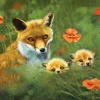 Sunsout - 36988 - Fox Cubs (Pollyanna Pickering) - 300 Piece