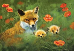 Sunsout - 36988 - Fox Cubs (Pollyanna Pickering) - 300 Piece