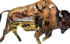 Sunsout - 90430 - Frontier Watch (Greg Giordano) - 1000 Piece Shaped Puzzle