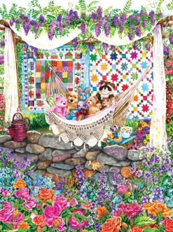 Sunsout - 20219 - Garden Hammock (Wendy Edelson) - 1000 Piece