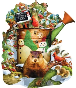 Sunsout - 97194 - Groundhog Day (Lori Schory) - 1000 Piece Shaped