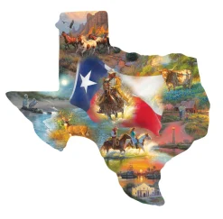 Sunsout - 95030 - Images of Texas (Mark Keathley) - 1000 Piece Shaped
