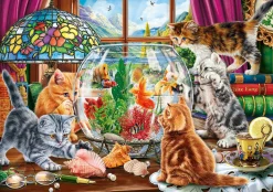 Sunsout - 42973 - Kittens and the Aquarium - 500 XL Piece