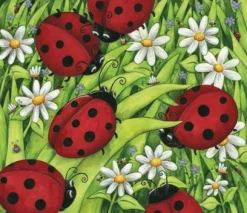 Sunsout - 81116 - Lady Bugs (Debi Hron) - 200piece