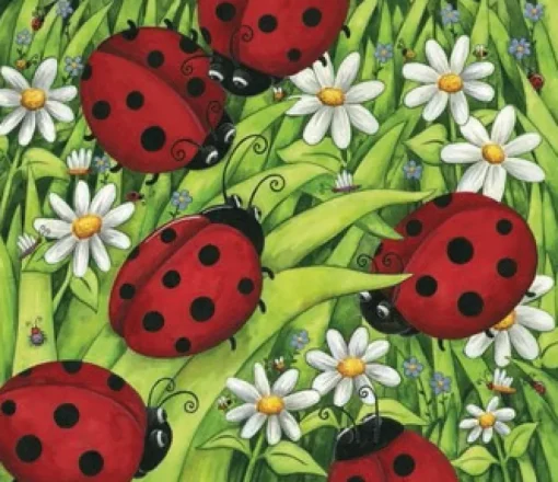 Sunsout - 81116 - Lady Bugs (Debi Hron) - 200piece
