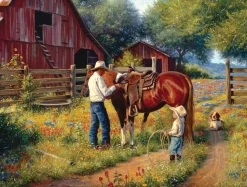 Sunsout - 53084 - Learning the Ropes (Mark Keathley) - 500 XL Piece