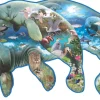 Sunsout - 90265 - Manatees (Dennis Rogers) - 1000 Piece Shaped Puzzle