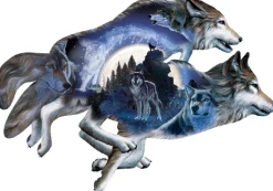 Sunsout - 95497 - Moonlight Warrior (Al Agnew) - 1000 Piece Shaped