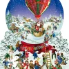 Sunsout - 96087 - Old Fashioned Snow Globe (Barbara Behr) - 1000 Piece Shaped Puzzle