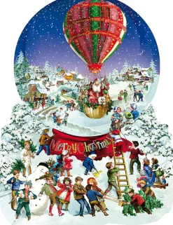 Sunsout - 96087 - Old Fashioned Snow Globe (Barbara Behr) - 1000 Piece Shaped Puzzle