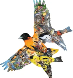 Sunsout - 97131 - Oriole (Dennis Rogers) - 1000 Piece Shaped Puzzle