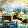 Sunsout - 19319 - Over the Covered Bridge (Nicky Boehme) - 1000 XL Piece
