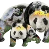 Sunsout - 96043 - Panda-monium (Jurek Zamoyski) - 1000 Piece Shaped Puzzle