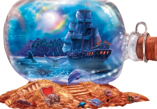 Sunsout - 95399 - Run Aground (Steve Sundram) - 1000 Piece Shaped Puzzle