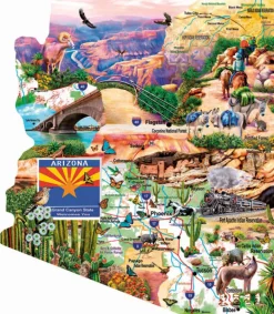 Sunsout - 96025 - Southwest Travels (Mary Thompson) - 1000 Piece Shaped