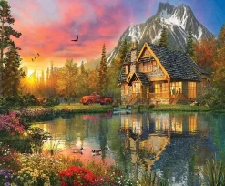 Sunsout - 50071 - The Mountain Cabin (Dominic Davison) - 1000 Piece