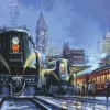 Sunsout - 21174 - The Pennsy at Broad Street (John Winfield) - 500piece