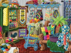 Sunsout - 38857 - The Quilt Fair (Joseph Burgess) - 1000 Piece