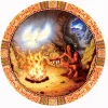 Sunsout - 21804 - White Eagle (Aron Gadd) - 500 Piece Circular