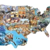 Sunsout - 96041 - Wild America (Cynthie Fisher) - 600 Piece Shaped Puzzle
