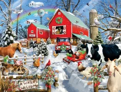 Sunsout - 35219 - Winter Barn (Lori Schory) - 300 Piece