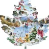 Sunsout - 95310 - Winter on the Lake - 1000piece Shaped