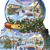 Sunsout - 97152 - Winter Village (Steve Crisp) - 1000 Piece Shaped Puzzle