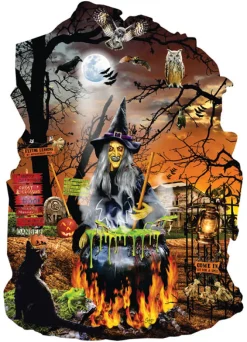 Sunsout - 96036 - Witch`s Brew (Lori Schory) - 1000 Piece Shaped Puzzle