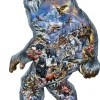 Sunsout - 95017 - Yeti (Eva Nikolskaya) - 850 Piece Shaped Puzzle