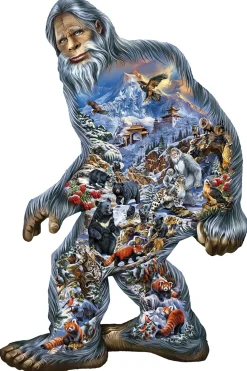 Sunsout - 95017 - Yeti (Eva Nikolskaya) - 850 Piece Shaped Puzzle