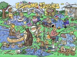 Sunsout/GoodWay - 16003GW - Fishing Funnies (Jonny Hawkins) - 1000 Piece