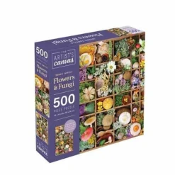 The Artist`s Canvas - Flowers and Fungi (Sherrie Sanville) - 500 Piece