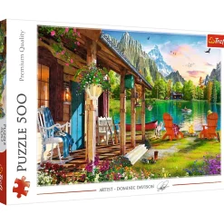 Trefl - 37408 - Cabin in the Mountains (Dominic Davison) - 500 Piece