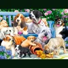 Trefl - 10556 - Dogs in the Garden (Daniela Pirola) - 1000 Piece