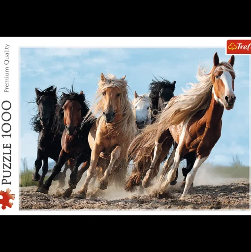 Trefl - 10446 - Galloping Horses - 1000 Piece