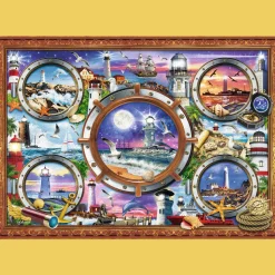 Trefl - 10584 - Lighthouses ( P.D. Moreno ) - 1000 Piece