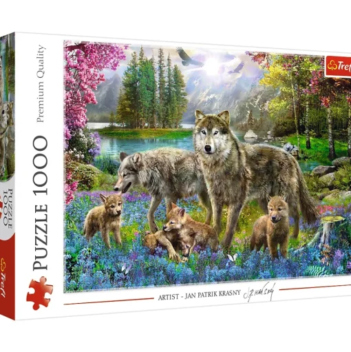 Trefl - 10558 - Lupine Family (Jan Patrik Krasny) - 1000 Piece