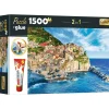 Trefl - 26178 - Manarola ,Liguria, Italy - 1500 Piece Includes Puzzle Glue