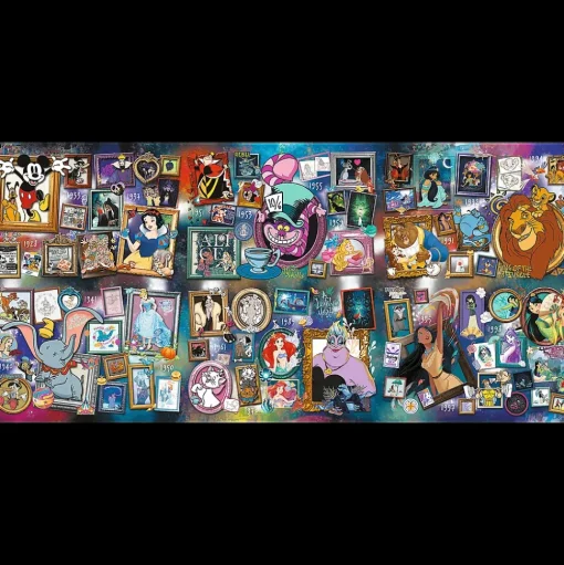 Trefl - 81020 - The Greatest Disney Collection - 9000 Piece (With Unlimited Fit Technology)