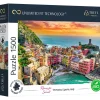 Trefl - 26196 - Vernazza, Liguria, Italy - 1500 Piece (With Unique Cutting Technology to Connect any Number of Images Together and Unique Puzzle Shapes)