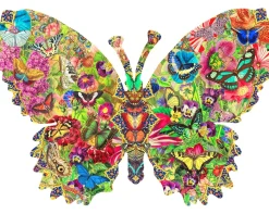 Wentworth - 750206 - Butterfly Kaleidoscope (Aimee Stewart) - 250 Piece Wooden Shaped Puzzle