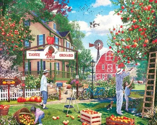 White Mountain - 1832 - Apple Picking (Dominic Davison) - 1000 Piece