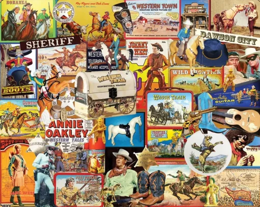 White Mountain - 1504 - Cowboys (Jan Marvel) - 1000 Piece