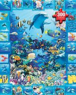 White Mountain - 1023 - Dolphin Kingdom (Royce McClure) - 300 Large Pieces