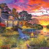 White Mountain - 1417 - Evening Cabin (Dominic Davison) - 1000 Piece