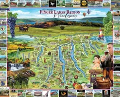 White Mountain - 870 - Finger Lakes - 1000piece