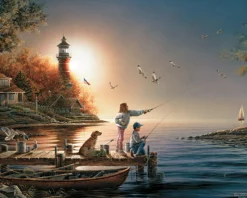 White Mountain - 518 - From Sea to Shining Sea (Terry Redlin) - 1000piece