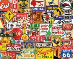 White Mountain - 1658 - Great Old Signs (Lewis T. Johnson) - 1000 Piece