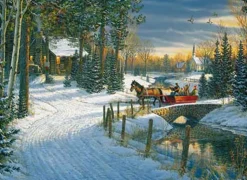 White Mountain - 245 - Holiday Sleigh Ride - 1000 Piece